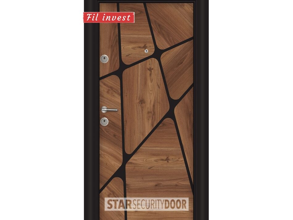 Alternative view of Врата Star Security Door серия Outdoor модел UV 103 Орех