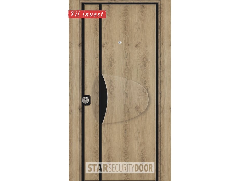 Alternative view of Врата Star Security Door серия Smart модел SM5104 Асос черен