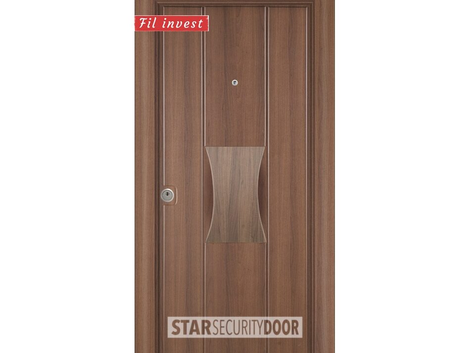 Alternative view of Врата Star Security Door серия Smart модел SM5107 Италиански орех