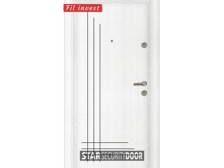 Alternative view of Врата Star Security Door серия StarLife модел SL 204 Бяла перла