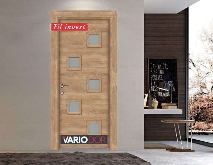 Интериорна врата Variodor модел VD4 Индийски дъб