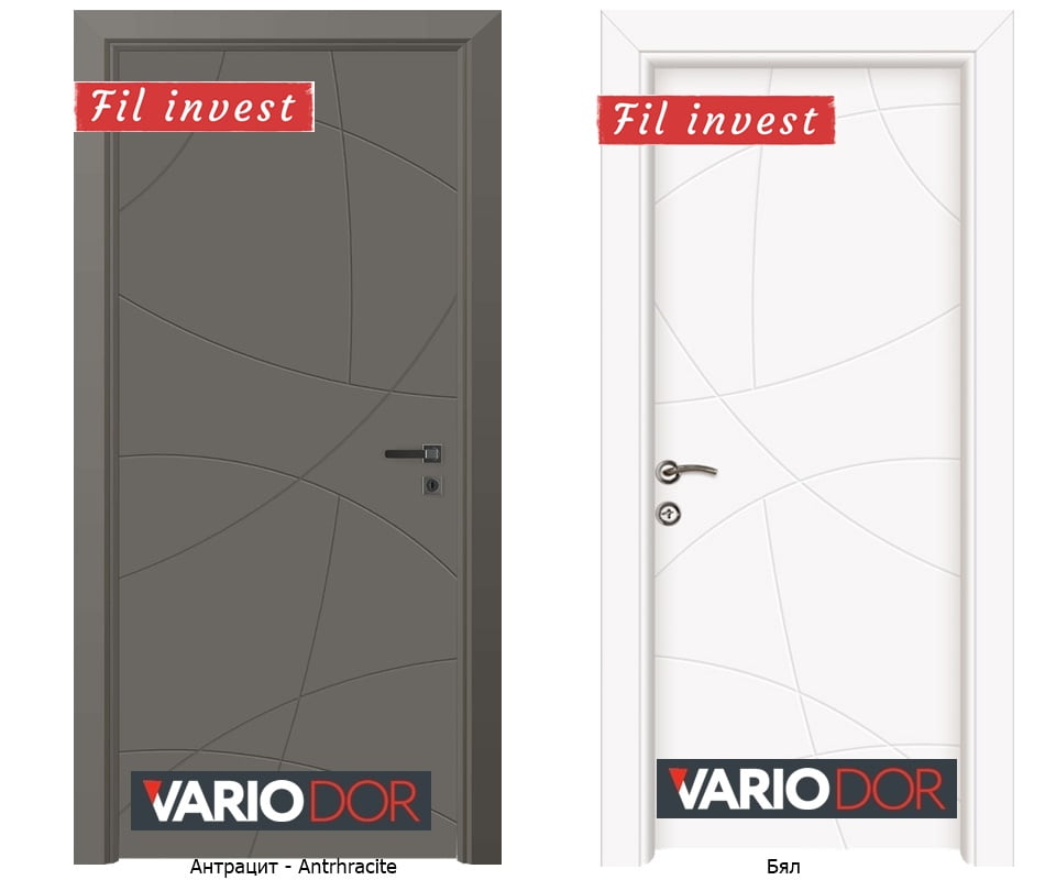 Цветове в които се предлага интериорна врата Variodor модел VDA 100