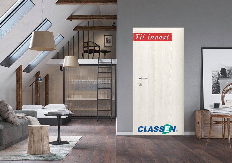 Интериорна врата Classen модел CENTURY 1 Ясен бяло