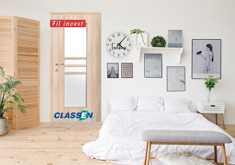 Интериорна врата Classen модел DEMETER 2 Ясен снежен CPL