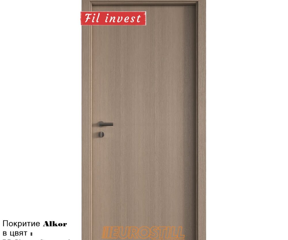 Alternative view of Интериорна врата Standard цвят Melinga Capuccino