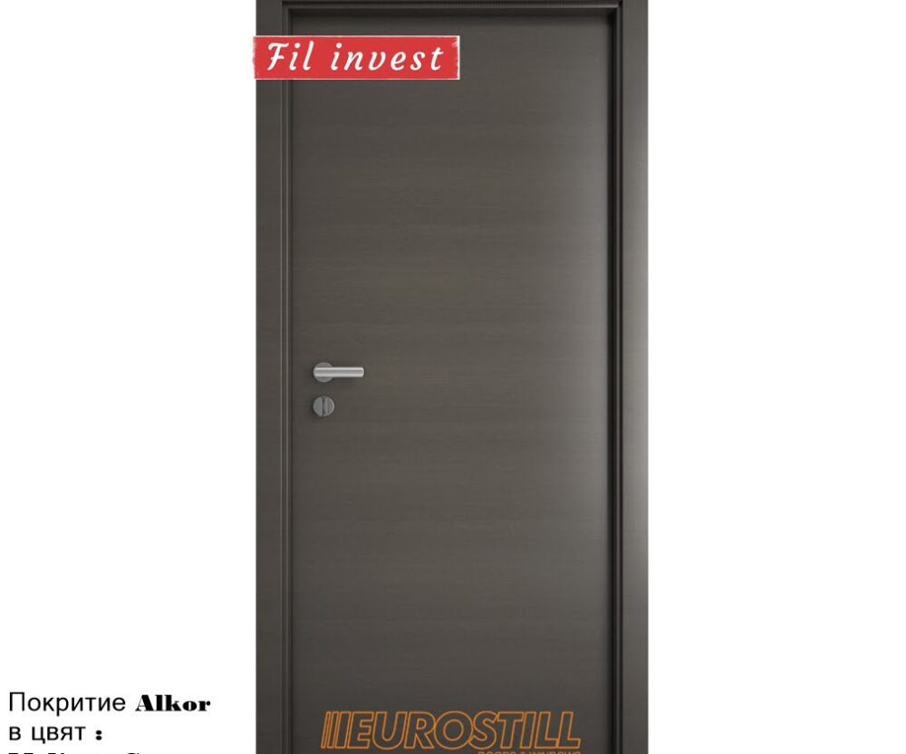 Alternative view of Интериорна врата Standard цвят Melinga Grey