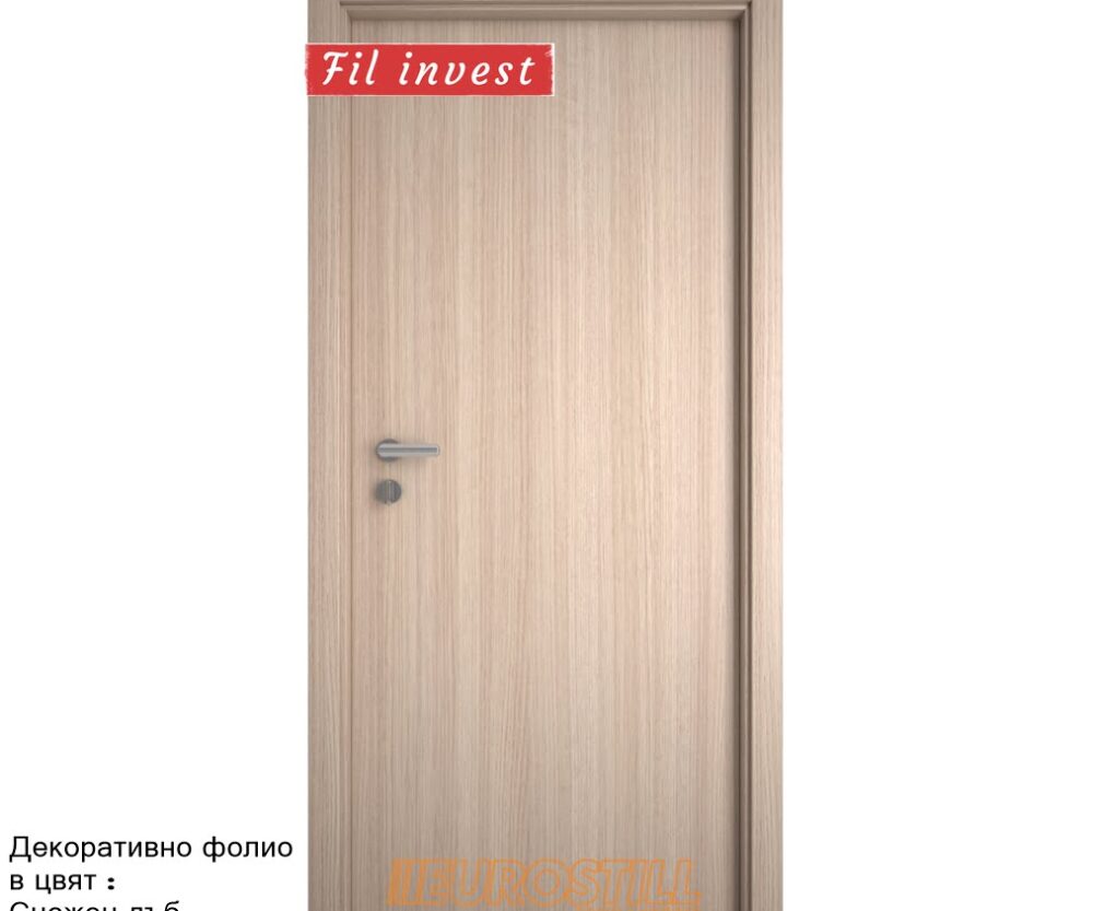 Alternative view of Интериорна врата Standard цвят Снежен дъб