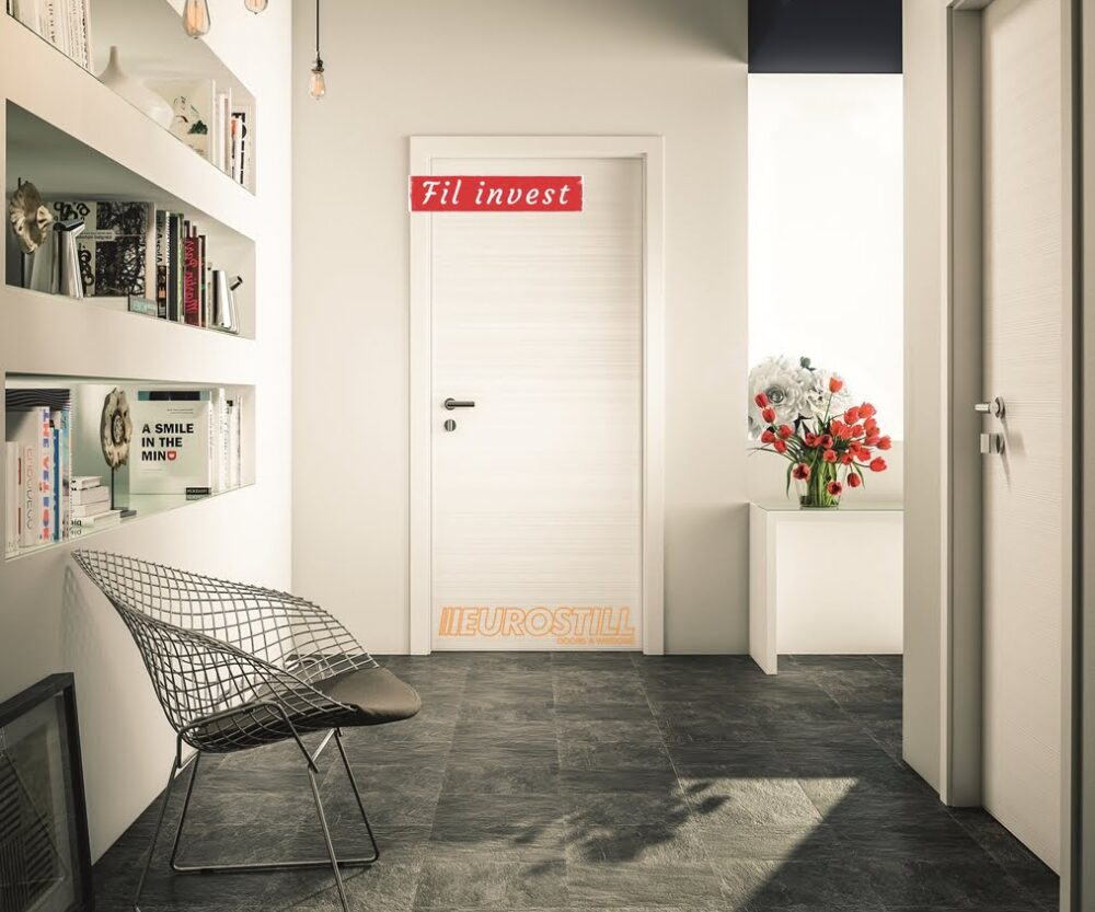 Интериорна врата Standard цвят Palisandro White CPL