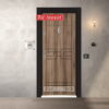 Блиндиран врата Parkdoor модел SL215 Спарта орех