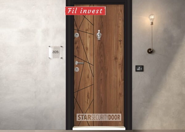 Блиндирана врата Parkdoor модел SL331 Сарухан