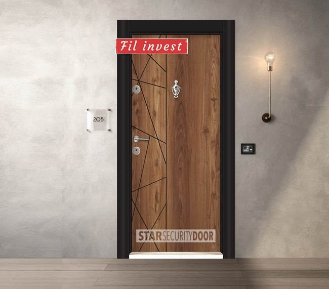 Блиндирана врата Parkdoor модел SL331 Сарухан
