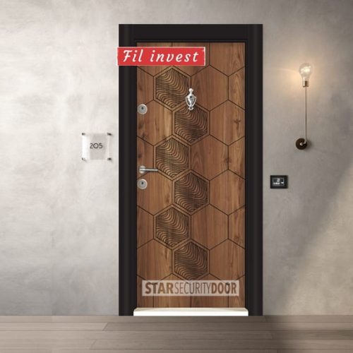 Блиндирана врата Parkdoor модел SL333 Сарухан