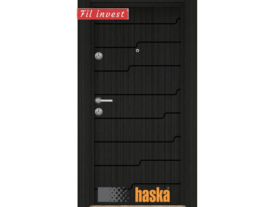 Блиндирана врата StarLife модел М63 Черна перла