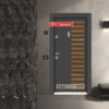 Врата Star Security Door серия Lapis модел L301 Антрацит орех