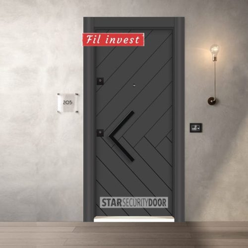Врата Star Security модел Parkdoor SL336 Антрацит