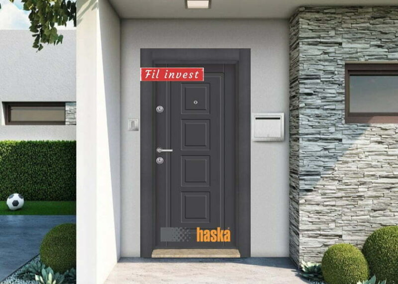 Входна врата Haska модел Стар DC70 Антрацит