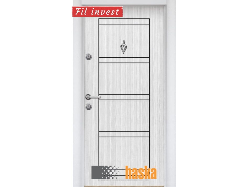 врата ParkDoor модел Стар 27 Бяла Перла