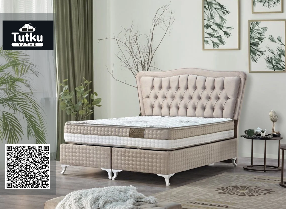 Тапицирано легло Golden Delux с матрак