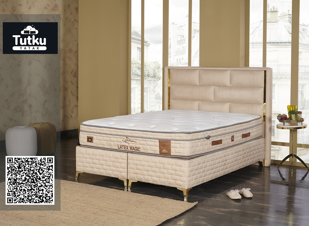 Тапицирано легло Latex Magic с матрак