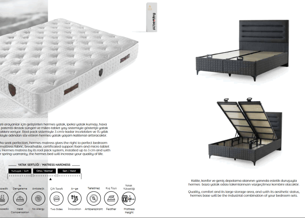 Alternative view of Тапицирана спалня Hermes PL Bedding с матрак