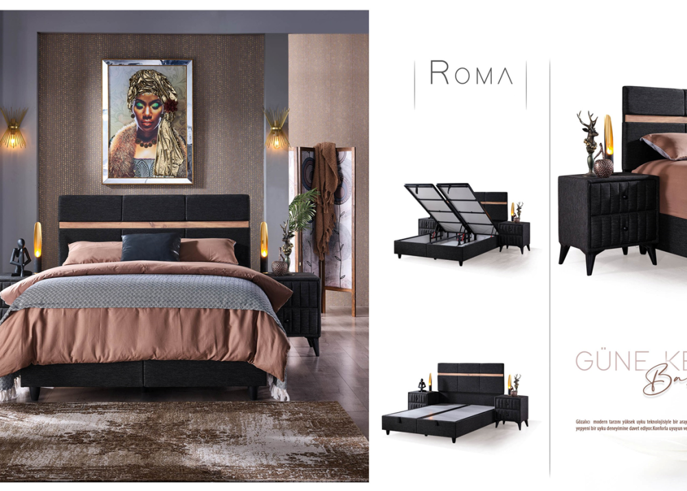 Тапицирано легло Roma - с матрак или без матрак - Image 5