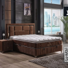 Тапицирано легло Brown Diamond XL с матрак