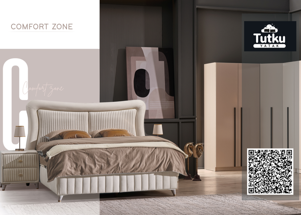 Тапицирано легло Comfort Zone с матрак