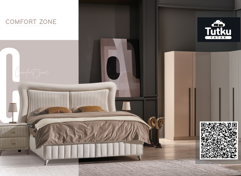 Тапицирано легло Comfort Zone с матрак