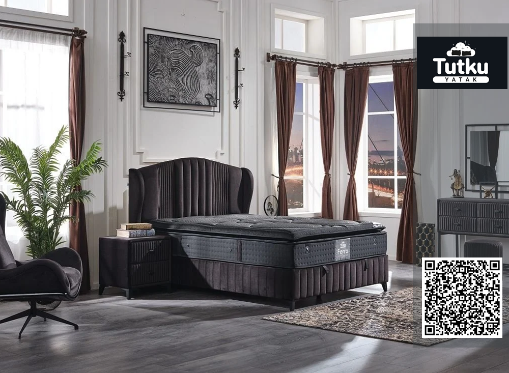 Тапицирано легло Ferro с матрак