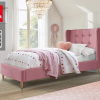 Тапицирано легло Estella Розово 90