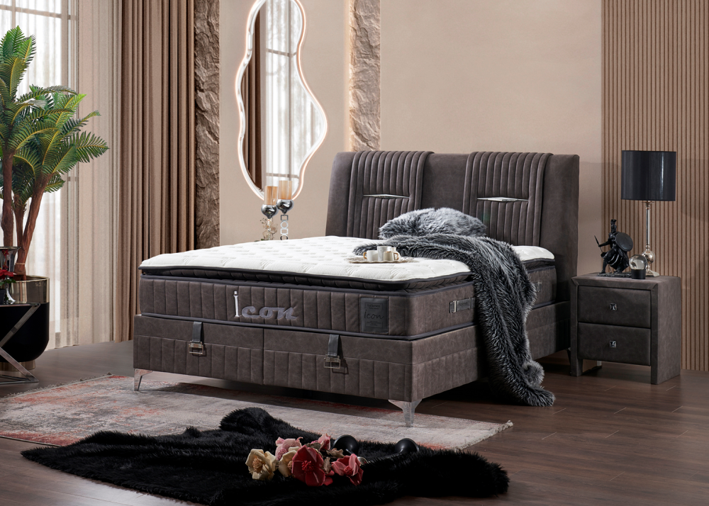 Alternative view of Тапицирано легло Icon с матрак Icon