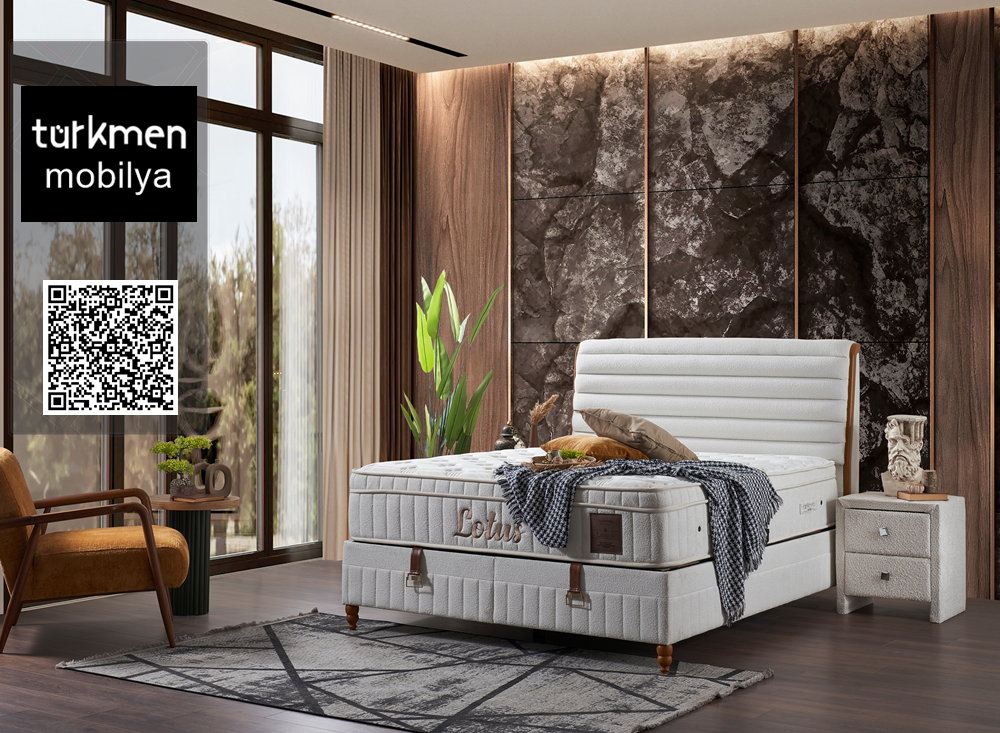 Тапицирано легло Lotus Türkmen