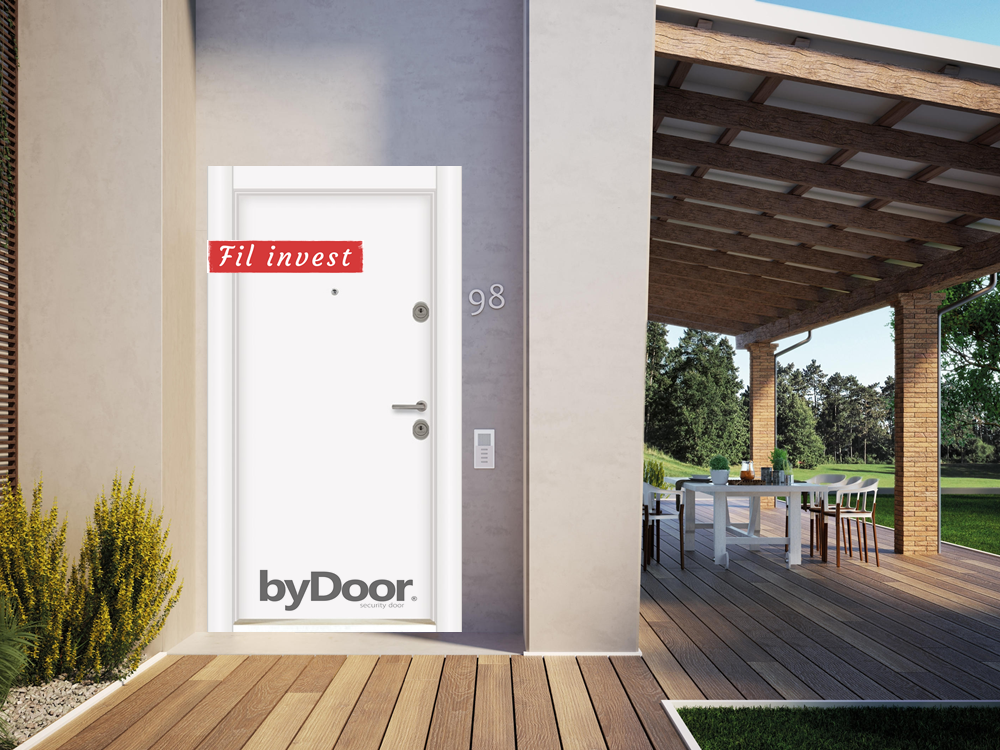 Блиндирана врата Etalbond by 3009 Бяло