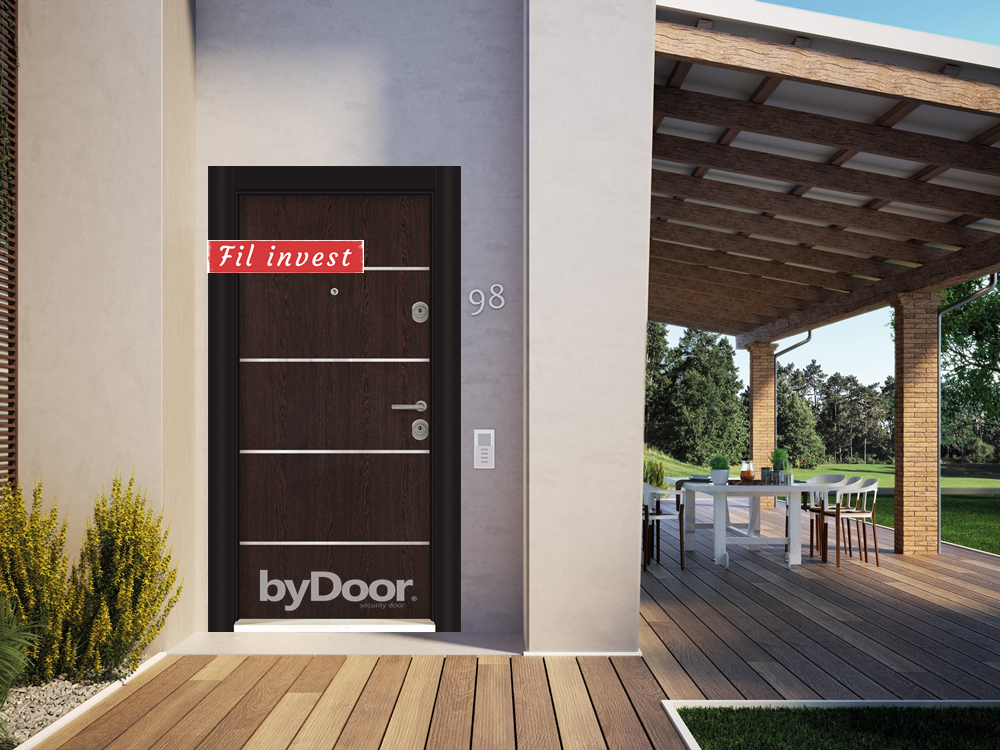 Блиндирана врата Etalbond by 3010 Венге