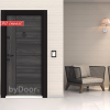 Блиндирана врата Parkdoor 708 Тъмен Думан