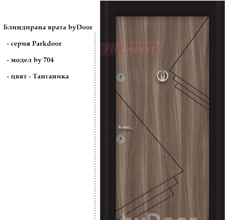 Alternative view of Блиндирана врата Parkdoor by 704 Танганика