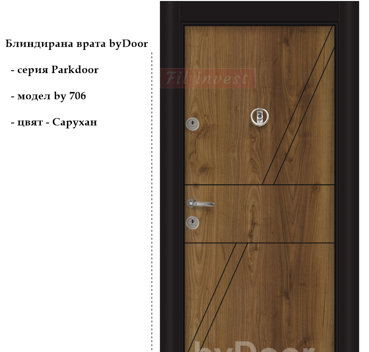 Alternative view of Блиндирана врата Parkdoor by 706 Сарухан