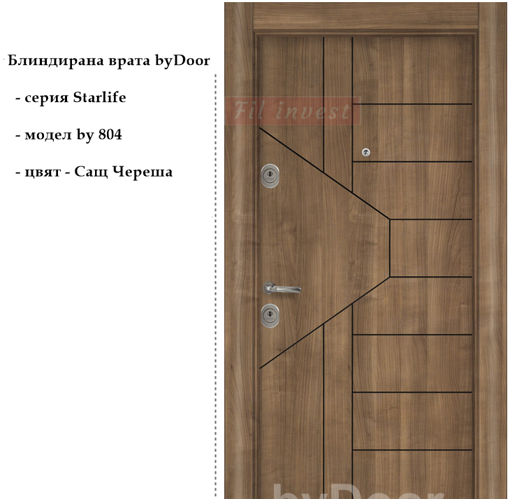 Alternative view of Блиндирана врата Starlife by 804 Сащ Череша