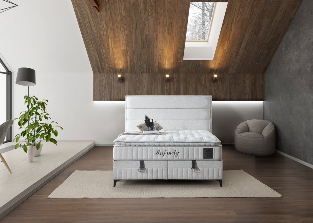 Alternative view of Тапицирано легло Infinity - с матрак или без матрак