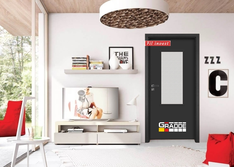 Интериорна врата Gradde серия Baden 2 Антрацит