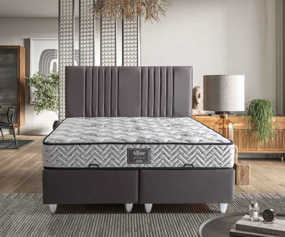 Alternative view of Тапицирано легло Alize Тъмносиво - с матрак или без матрак