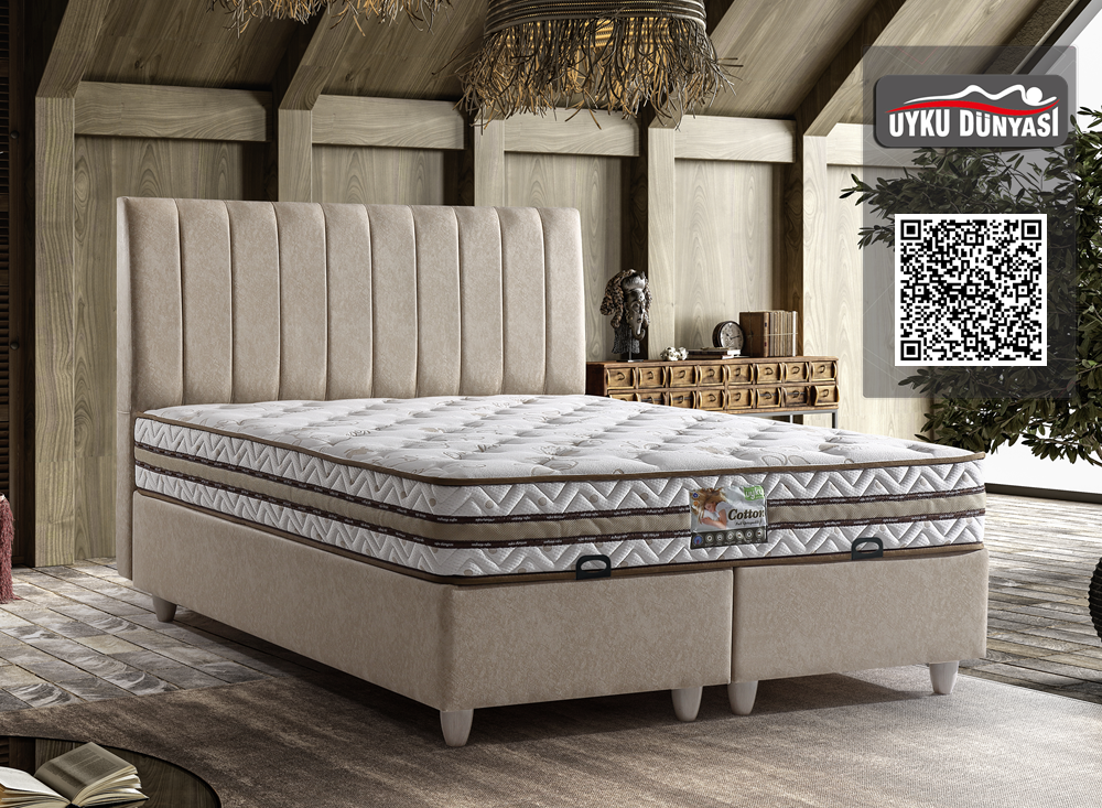 Тапицирано легло Cotton