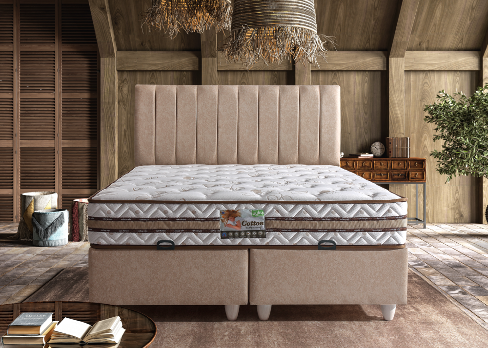 Alternative view of Тапицирано легло Cotton - с матрак или без матрак