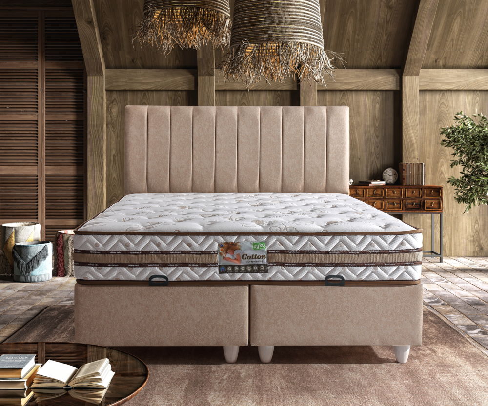 Alternative view of Тапицирано легло Cotton - с матрак или без матрак