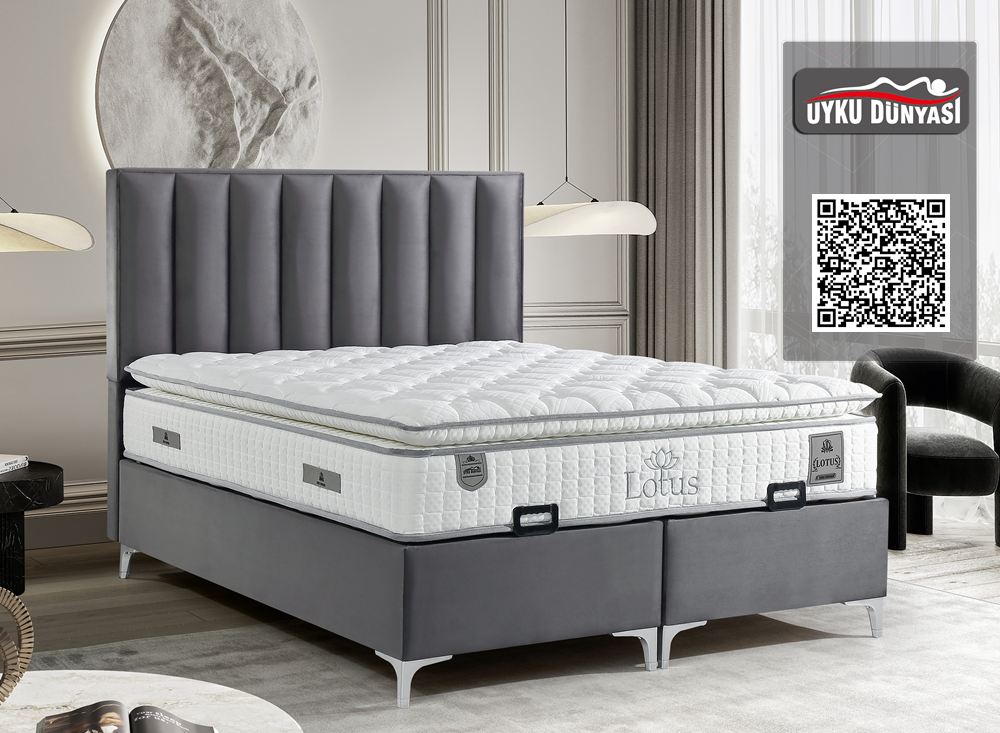 Тапицирано легло Lotus Uyku Dunyasi
