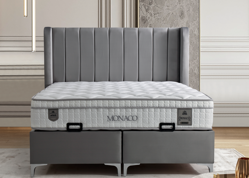 Alternative view of Тапицирано легло Monaco Сиво - с матрак или без матрак