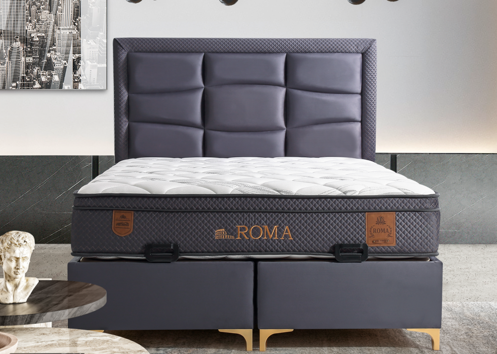 Alternative view of Тапицирано легло Roma Uyku Dunyasi Сив Диамант - с матрак или без матрак