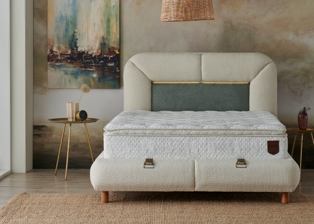 Тапицирано спално легло Siesta PL Bedding - с матрак или без матрак - Image 4