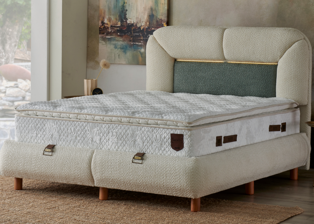 Тапицирано спално легло Siesta PL Bedding - с матрак или без матрак - Image 6