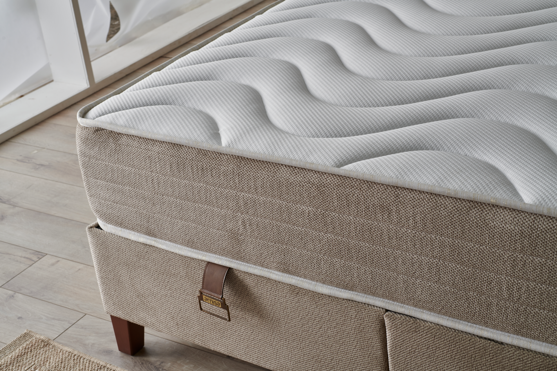 Тапицирано спално легло Cotton PL Bedding - с матрак или без матрак - Image 7